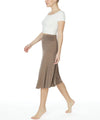 BAMBOO FLARED MID LENGTH SKIRT for women