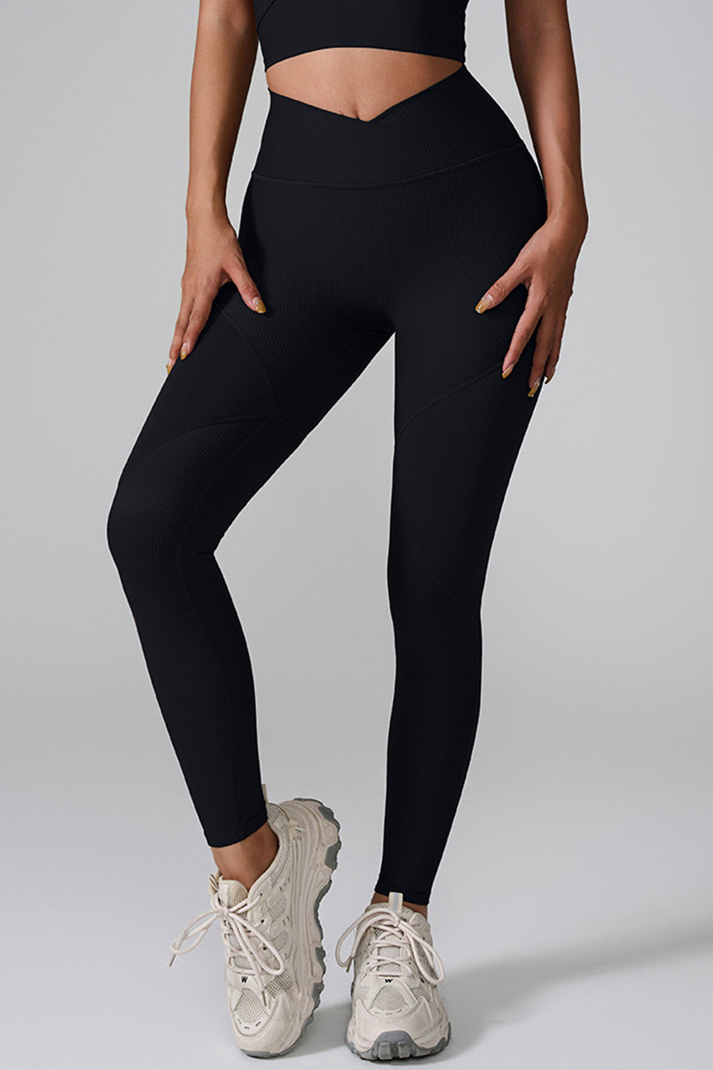 Black High Waist Active Leggings