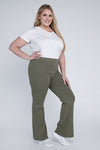 Plus Everyday Flare Bottoms green