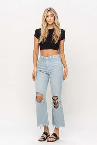 Sexy 90"s Vintage Crop Flare Jeans