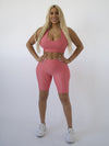 Front view of Sports Bra | BUBBLEGUM 