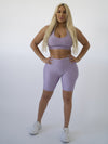 Full body of model wearing Sports Bra | LILAC