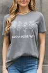 Simply Love GROW POSITIVITY Graphic Cotton Tee