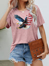 US Flag Eagle Graphic Tee