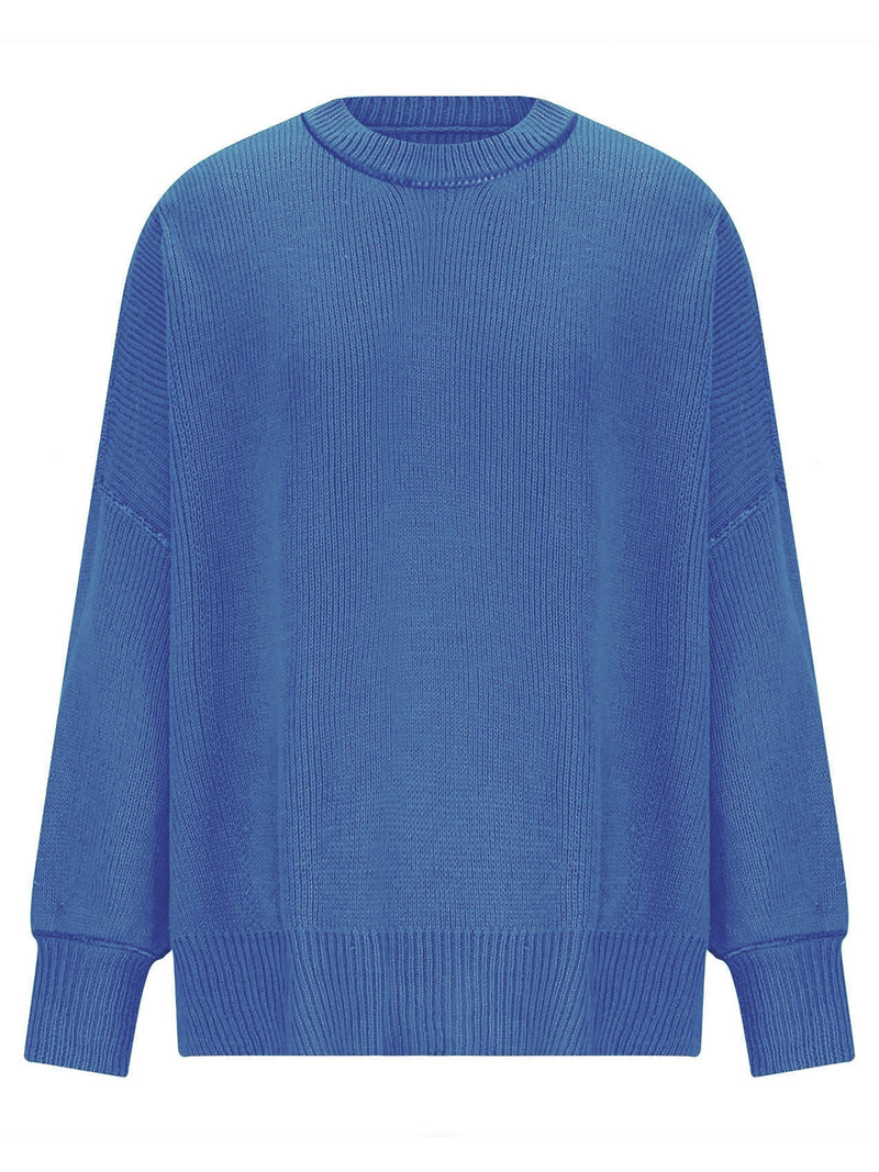 Round Neck Long Sleeve Sweater