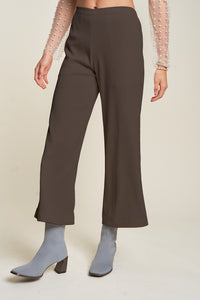 Davi & Dani Wide Leg Mid-Rise Pants