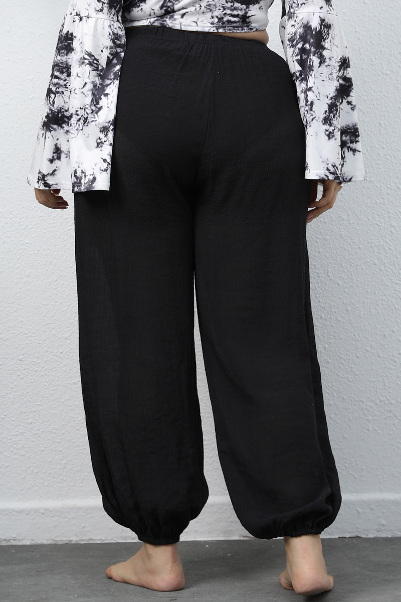 Plus Size Drawstring Jogger Pants