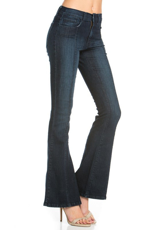 Deep blue cowgirl jeans