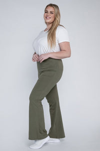 Plus Everyday Flare Bottoms green