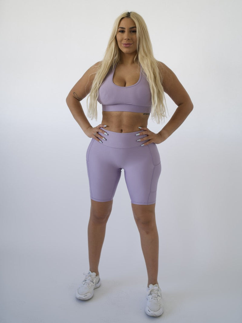 Pristine Pocket Biker Shorts | LILAC