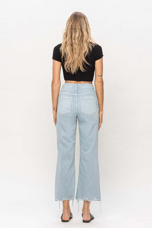 Back of 90"s Vintage Crop Flare Jeans