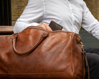 Benjamin Leather Duffle Bag