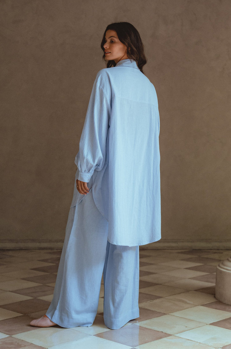 Calin Wide Leg Linen Pants 