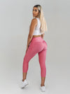 Pristine Pocket Capri Leggings | BUBBLEGUM by Obsession Shapewear