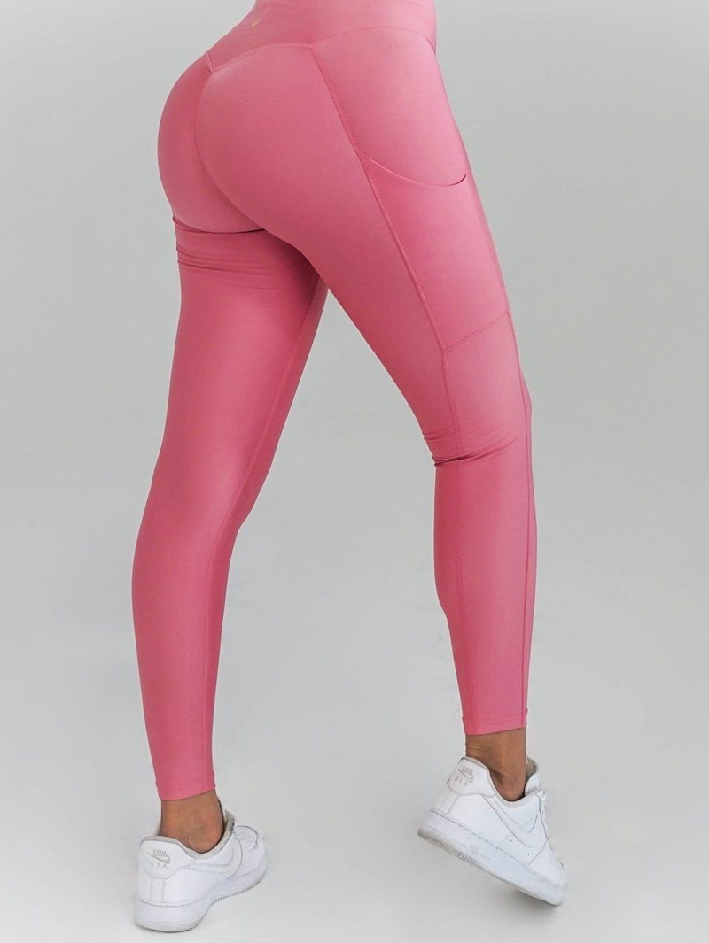 Pocket Leggings | BUBBLEGUM