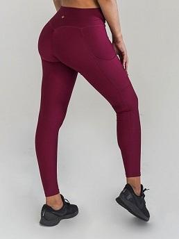 Pocket Leggings | CRANBERRY