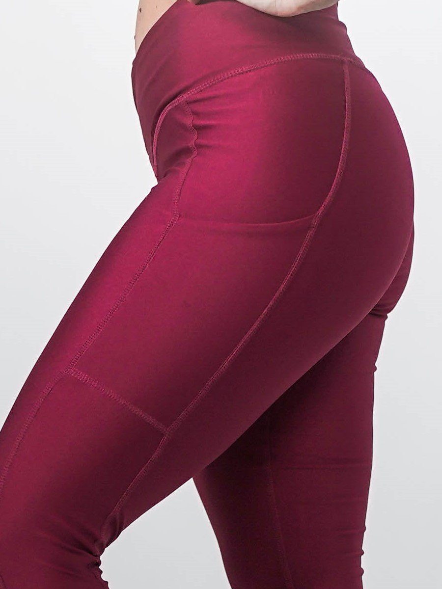 Pocket Leggings | CRANBERRY