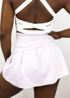 Back view of Mini Pleated Tennis Skort 