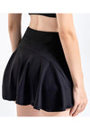 Mini Ruffled Flounce Lined Circle Tennis Skirt