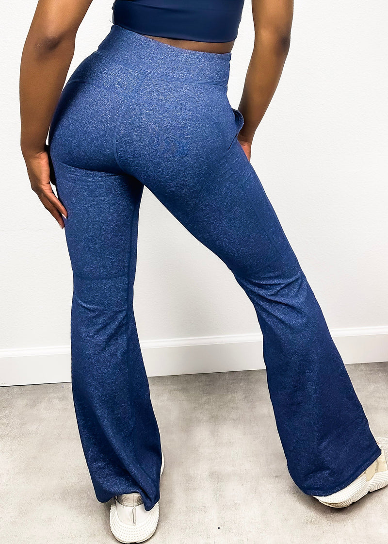 Hip Sculpting High Rise Flared Yoga Pants with Pockets for her