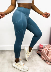 Mid-Rise Elevated Seaming Leggings 