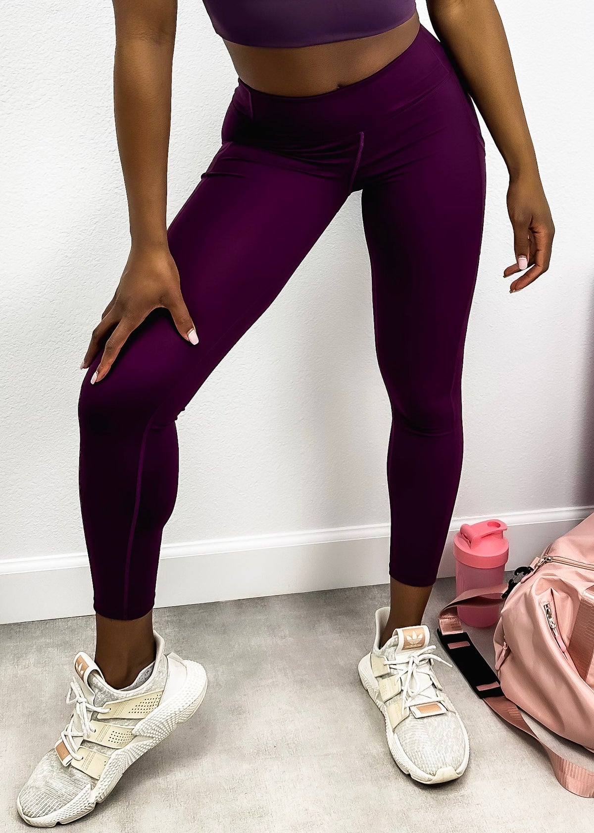 Mid-Rise Elevated Seaming Leggings by Anna-Kaci