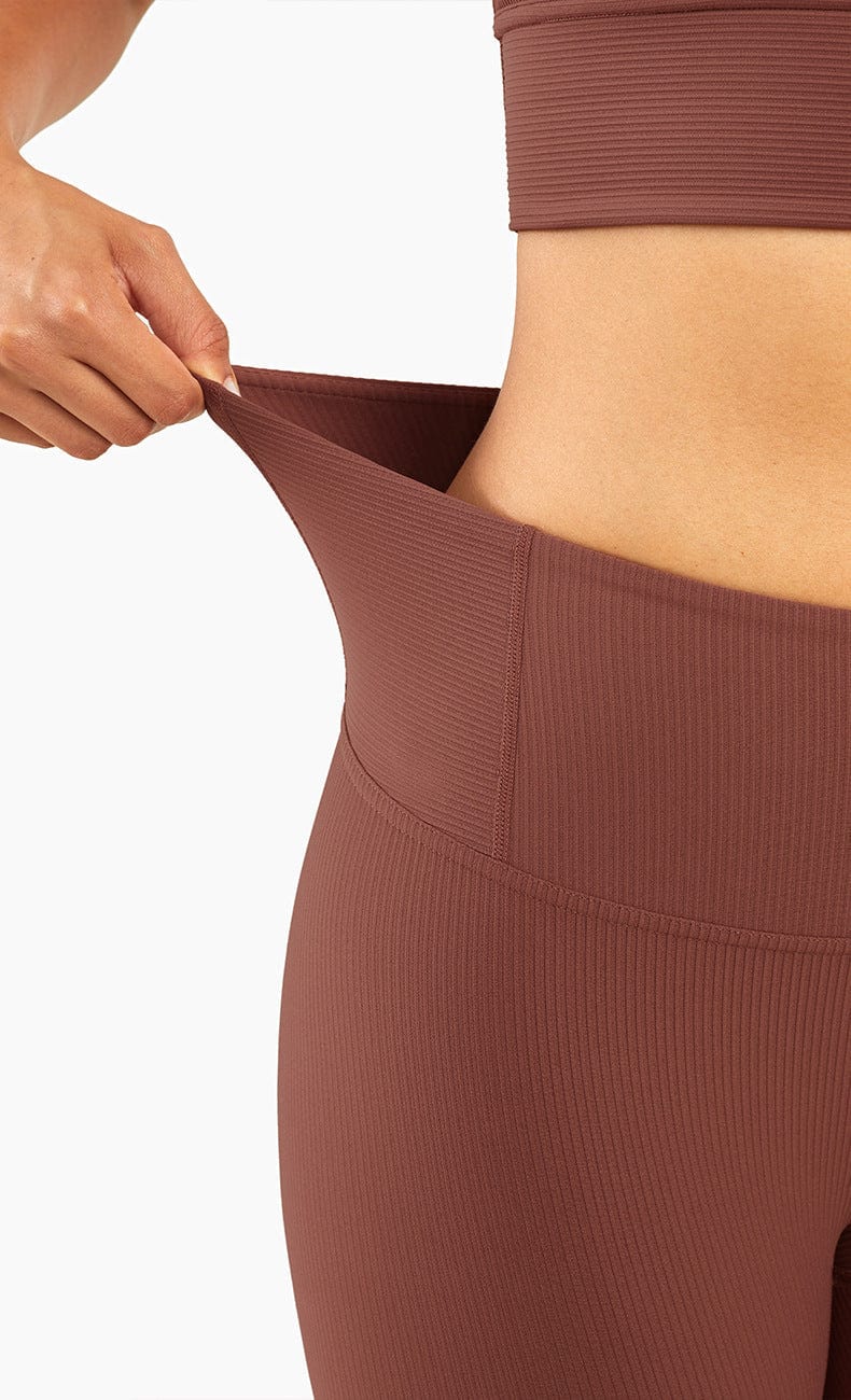 Ribbed Mid Waist Leggings for mom