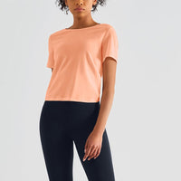 Twist Open Back Loose Fitted Shirt