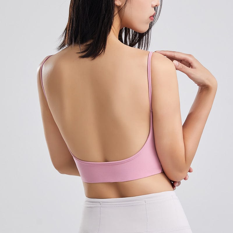 cute Open Back Spaghetti Straps Tank Top