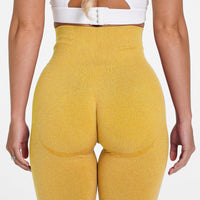 Butt Sculpting & Lifting Biker Shorts-yellow