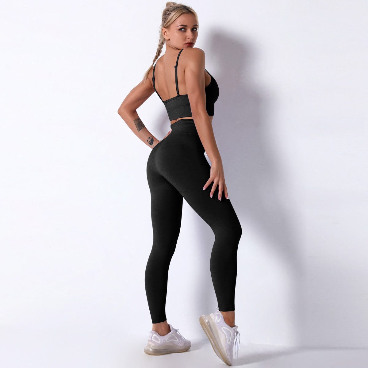 Right side view of Racerback &amp; Flow Leggings 