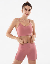 Pink shorts for women