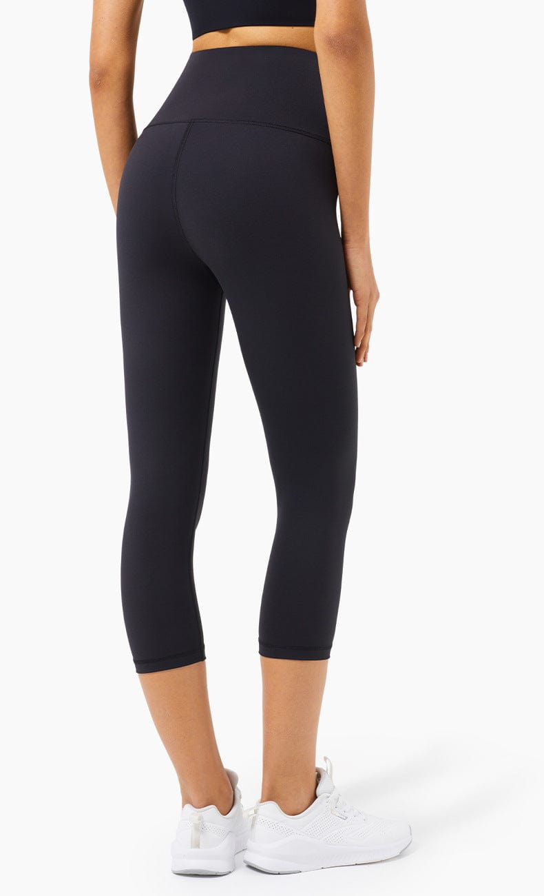 Back of High Waisted Cropped Leggings