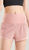 Breathable Lined Active Shorts-pink