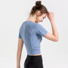 Contouring Active T Shirt-blue