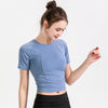 Blue active t shirt for women