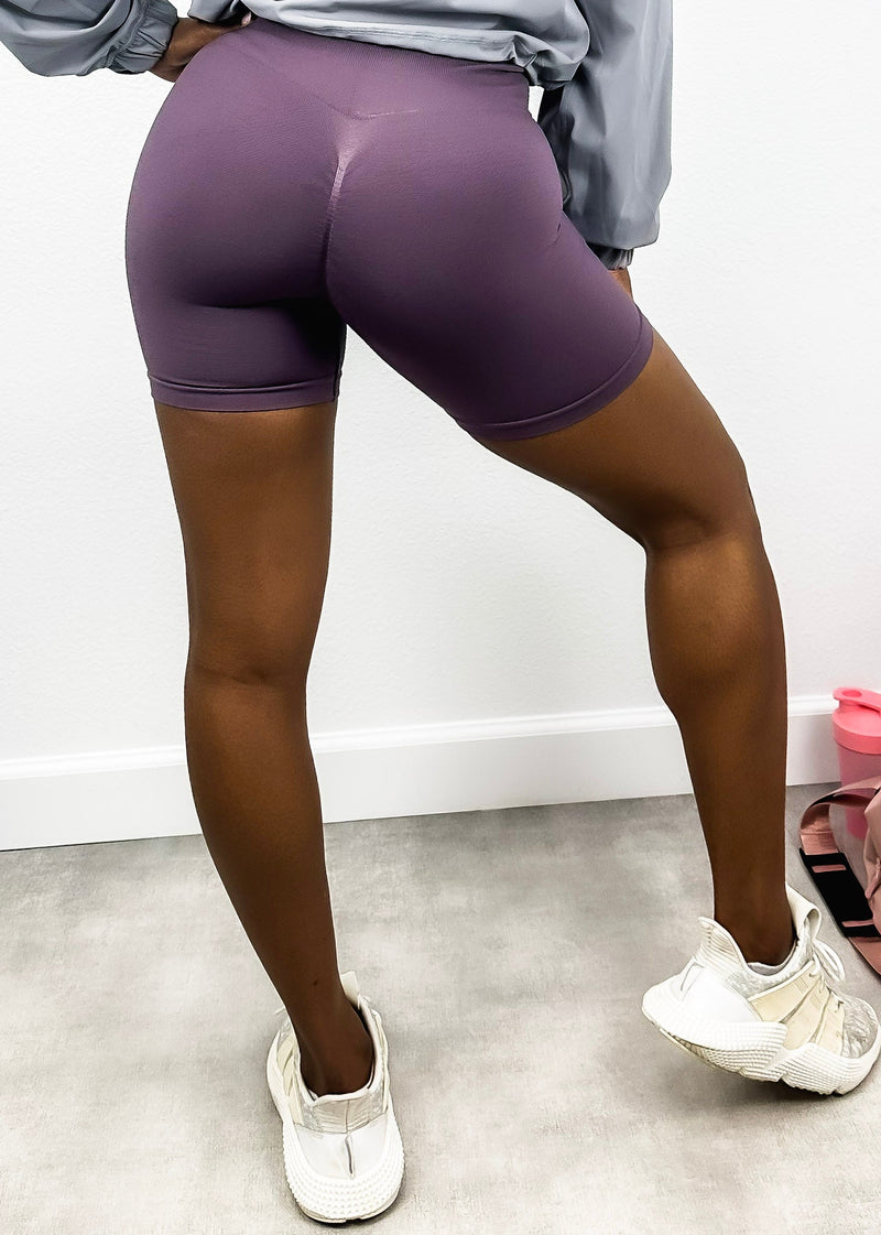 High Waist Side Mesh Active Shorts by Anna-Kaci