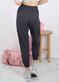 Hot Drawstring Waist Pleated Detail Jogger