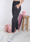 Trendy Drawstring Waist Pleated Detail Jogger