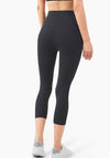 Back of High Waist Cropped Leggings