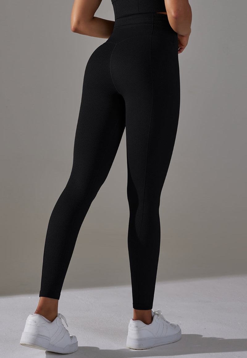 High Waist Middle Seam Leggings by Anna-Kaci