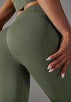 High Waist Middle Seam Leggings by Anna-Kaci