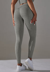 High Waist Middle Seam Leggings by Anna-Kaci