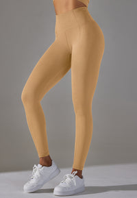 High Waist Middle Seam Leggings by Anna-Kaci