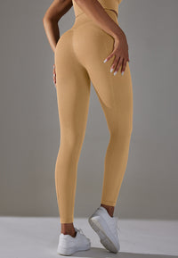 High Waist Middle Seam Leggings by Anna-Kaci