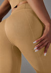 High Waist Middle Seam Leggings by Anna-Kaci