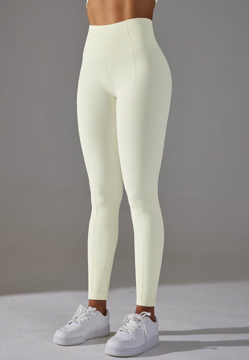 High Waist Middle Seam Leggings by Anna-Kaci