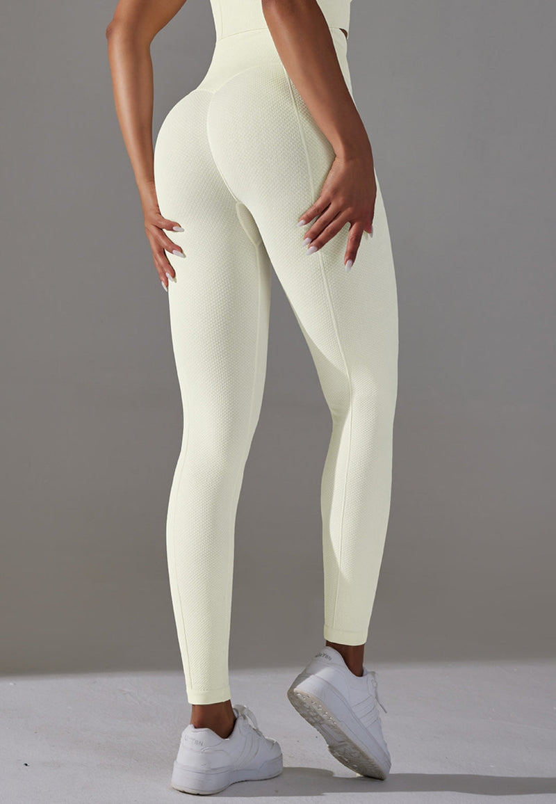 High Waist Middle Seam Leggings by Anna-Kaci