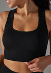 Sexy Textured Racerback Sports Bra 