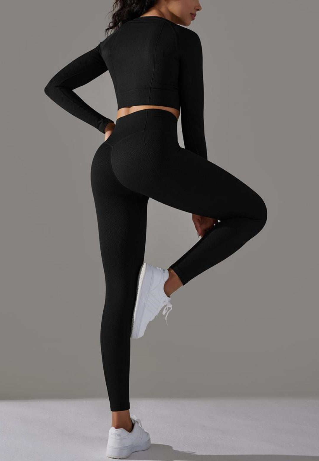 Long Sleeve Activewear Set by Anna-Kaci